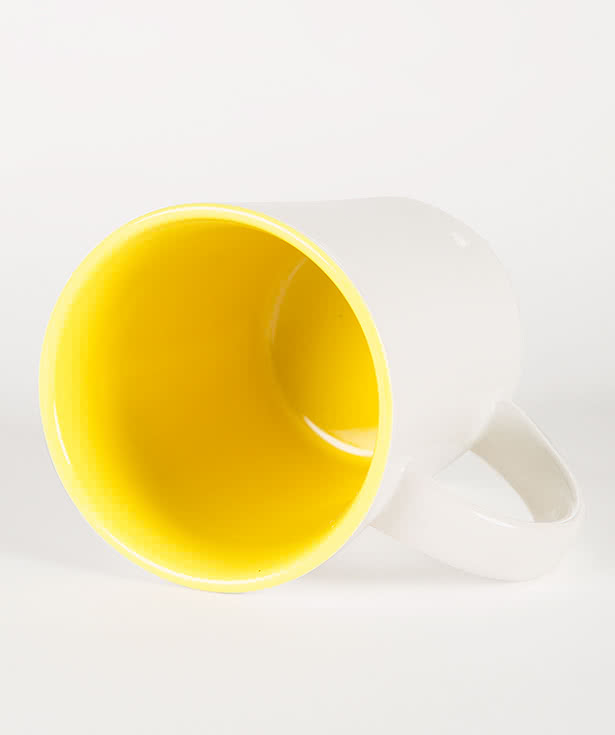 14 oz. Ceramic Two-Tone Citrus Mug