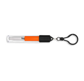 Stretchable Stainless Steel Reusable Straw - Color: Orange