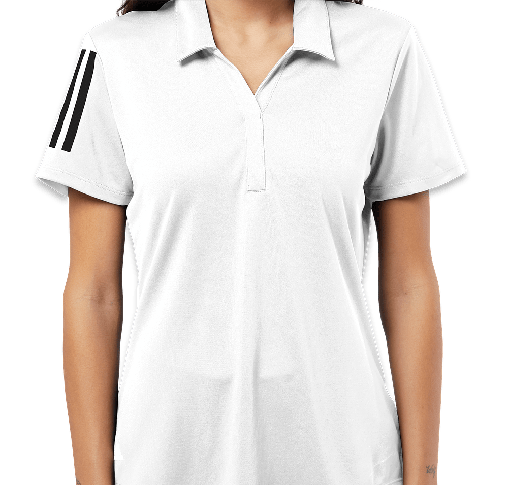 Adidas Women's Floating 3-Stripes UPF 50+ Performance Polo-default