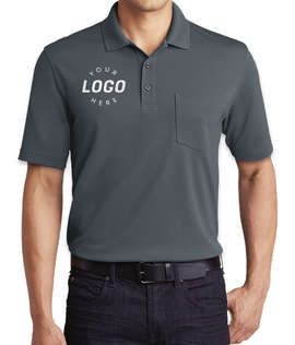 Port Authority Dry Zone Micro-Mesh Pocket Polo
