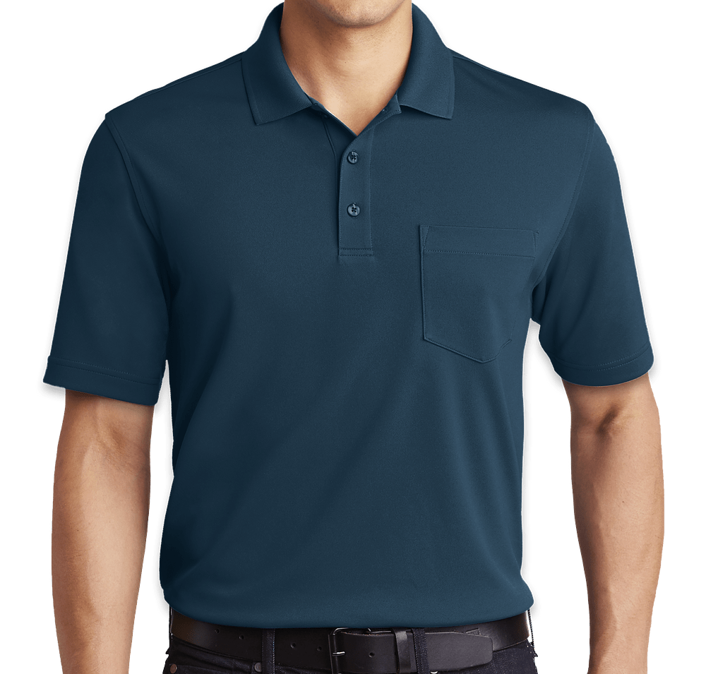 Port Authority Dry Zone Micro-Mesh Pocket Polo-default