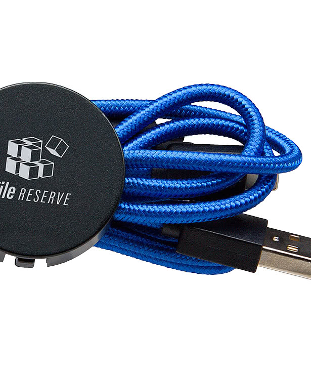 Laser Engraved Triplex 3-in-1 Light-Up Charging Cable