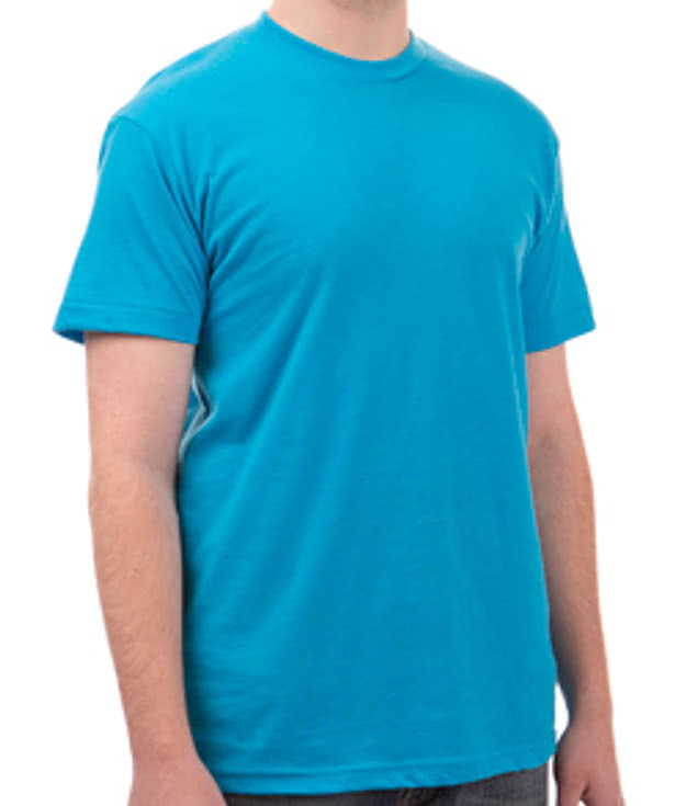 American Apparel USA-Made Neon 50/50 T-shirt