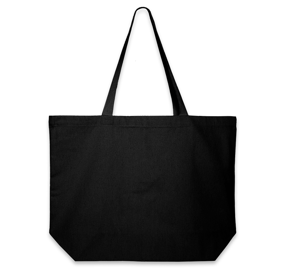 Royal Apparel USA-Made Large Organic Canvas Tote Bag-default