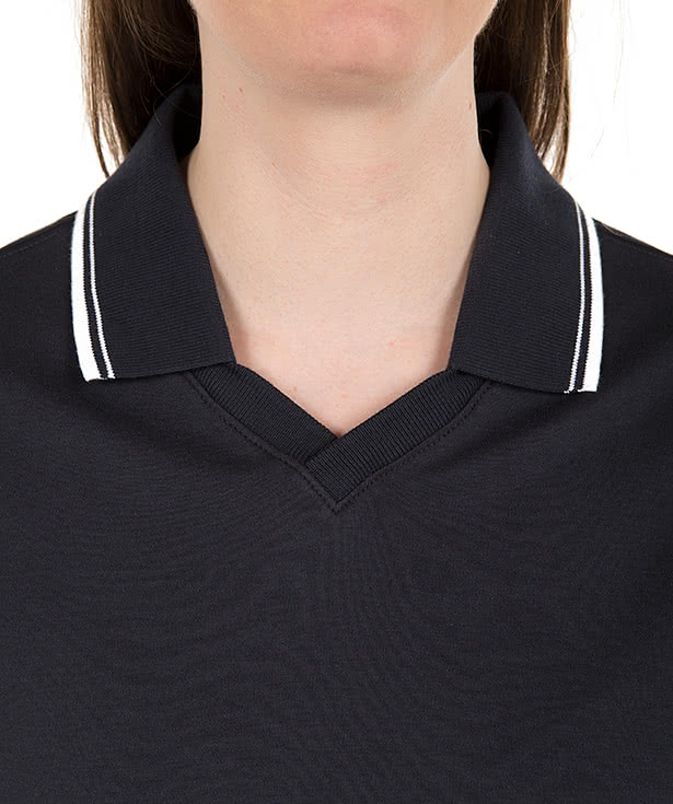 Canada - Devon & Jones Women's Tipped Pima Interlock Polo