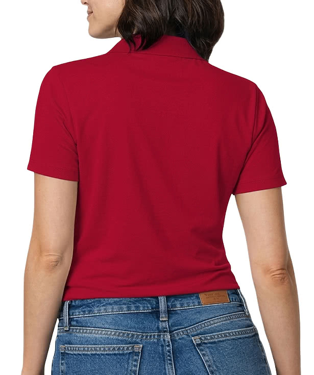 Blue Generation Women's BLU-X-DRI Titan V-Neck Performance Polo - Embroidered