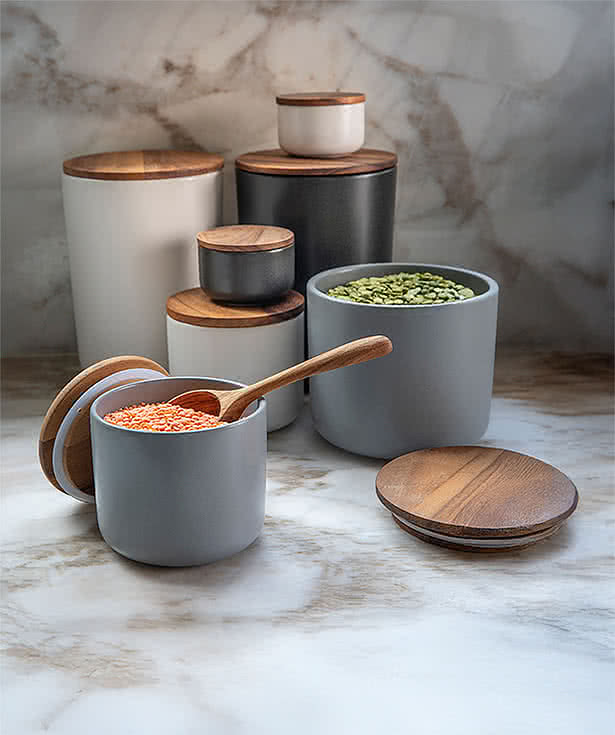 Be Home Brampton Large Stoneware Container