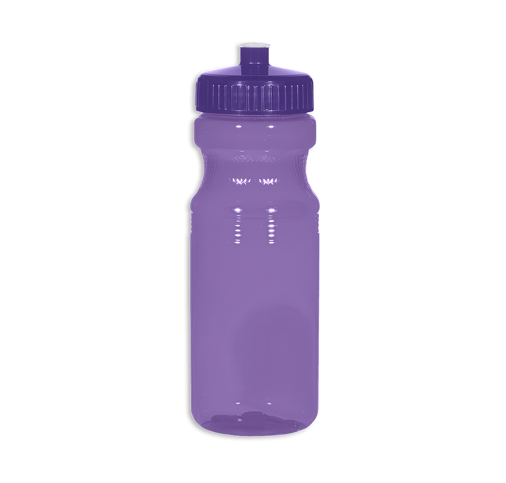 Full Color 24 oz. Poly Clear Fitness Water Bottle (Case of 100)-default