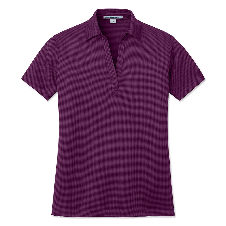 Port Authority Women's Fine Jacquard Performance Polo