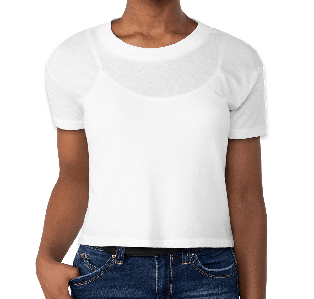 Alternative Apparel Women's 50/50 Crop T-shirt-default