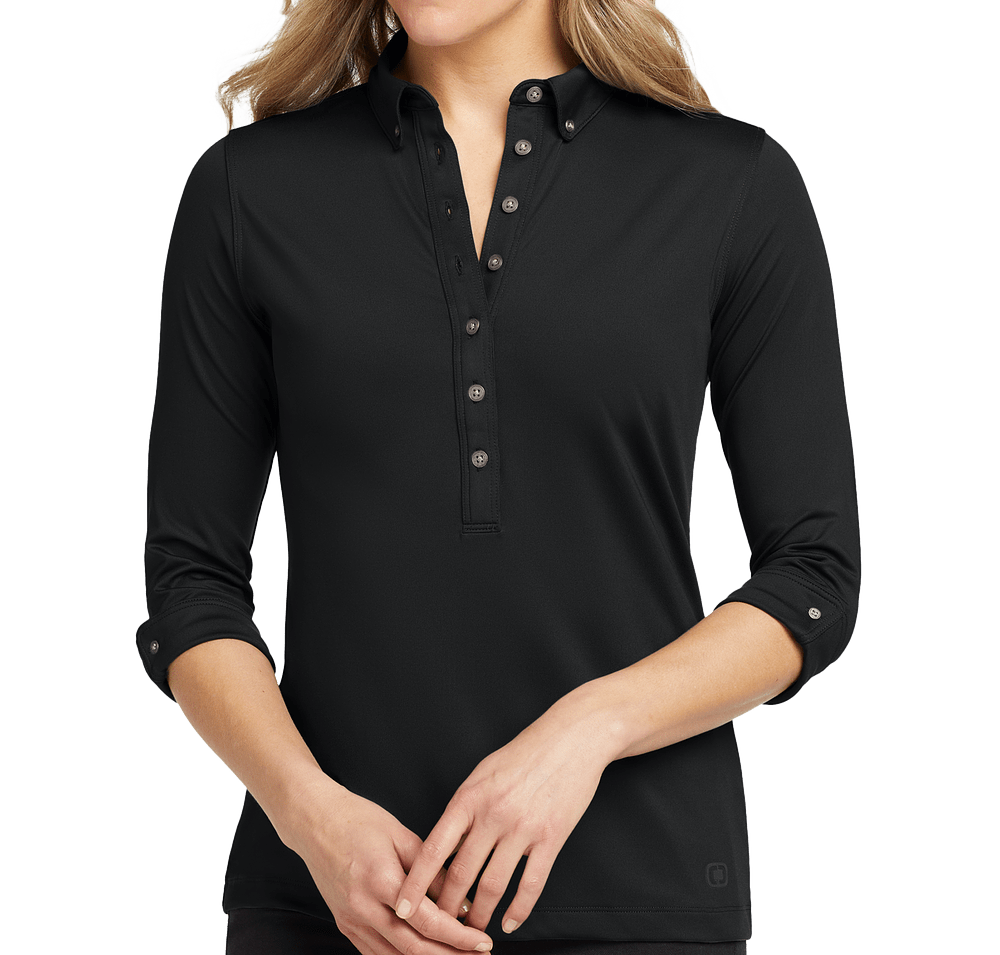 OGIO Women's Gauge 3/4 Sleeve Stretch Performance Polo-default
