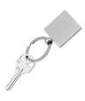 Laser Engraved Square Metal Keychain