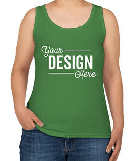 Anvil Women's Jersey Tank - Color: Green Apple