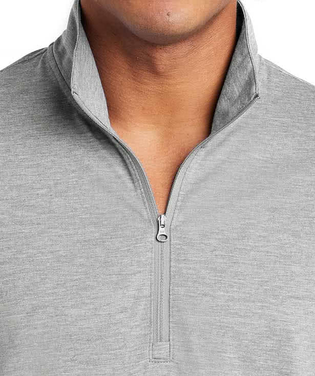 Sport-Tek Tri-Blend Quarter Zip Performance Shirt