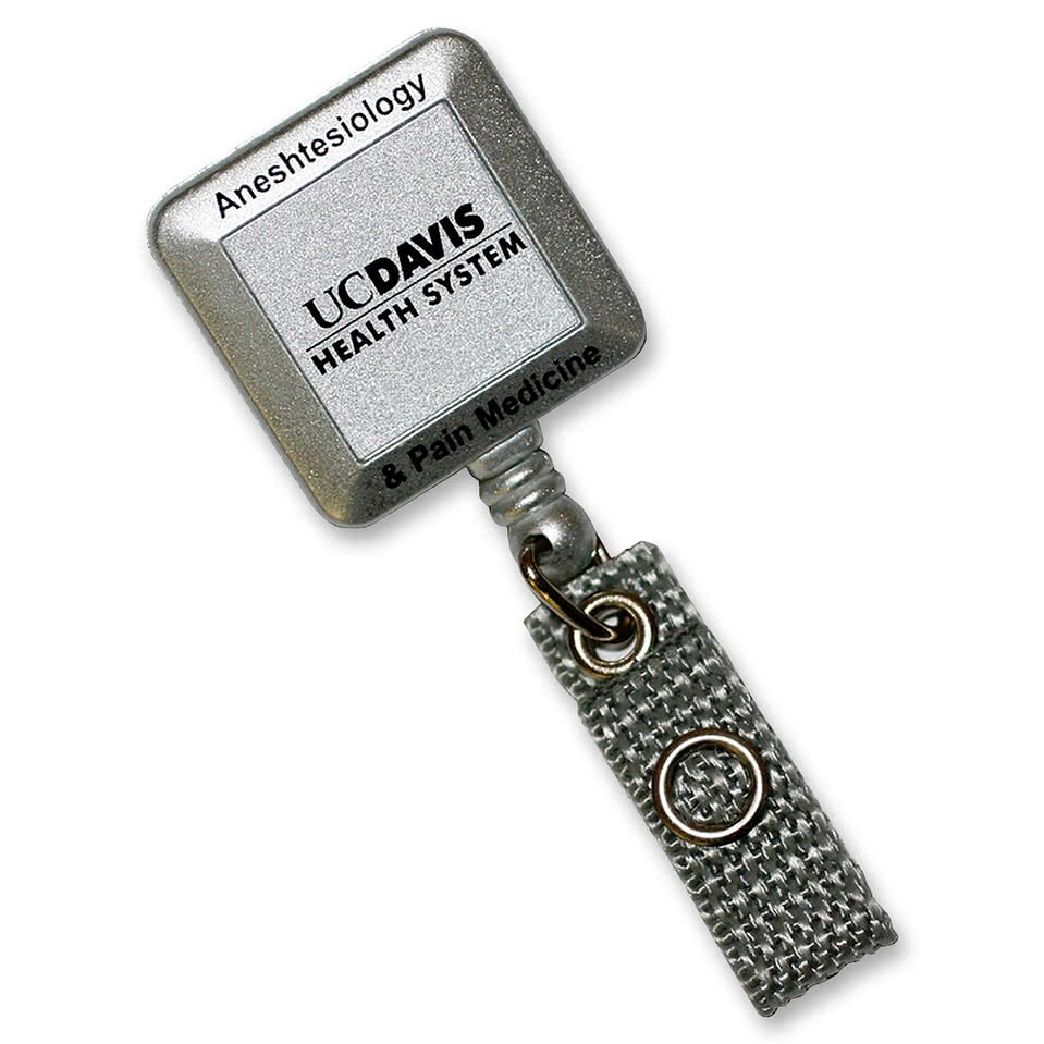 Silver Tract Retractable Badge Holder