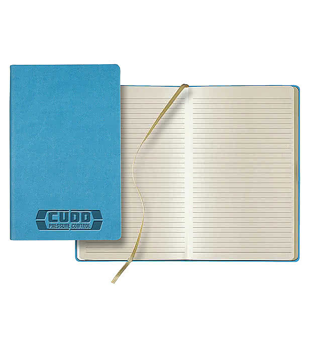 Castelli Debossed Tucson Slim Medio Lined Hard Cover Notebook