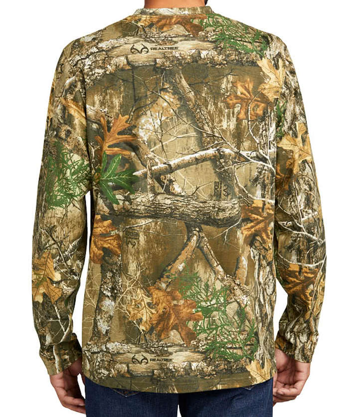 Russell Outdoors Realtree® Cotton Long Sleeve Pocket T-shirt