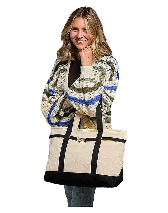 Jane Recycled Cotton Buckle Tote