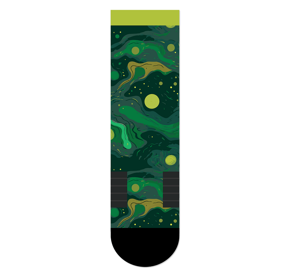 Abstract Oil Premium Crew Socks-default