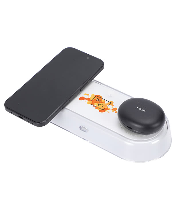 Twin Deck Dual Wireless Charger with Ambient Light