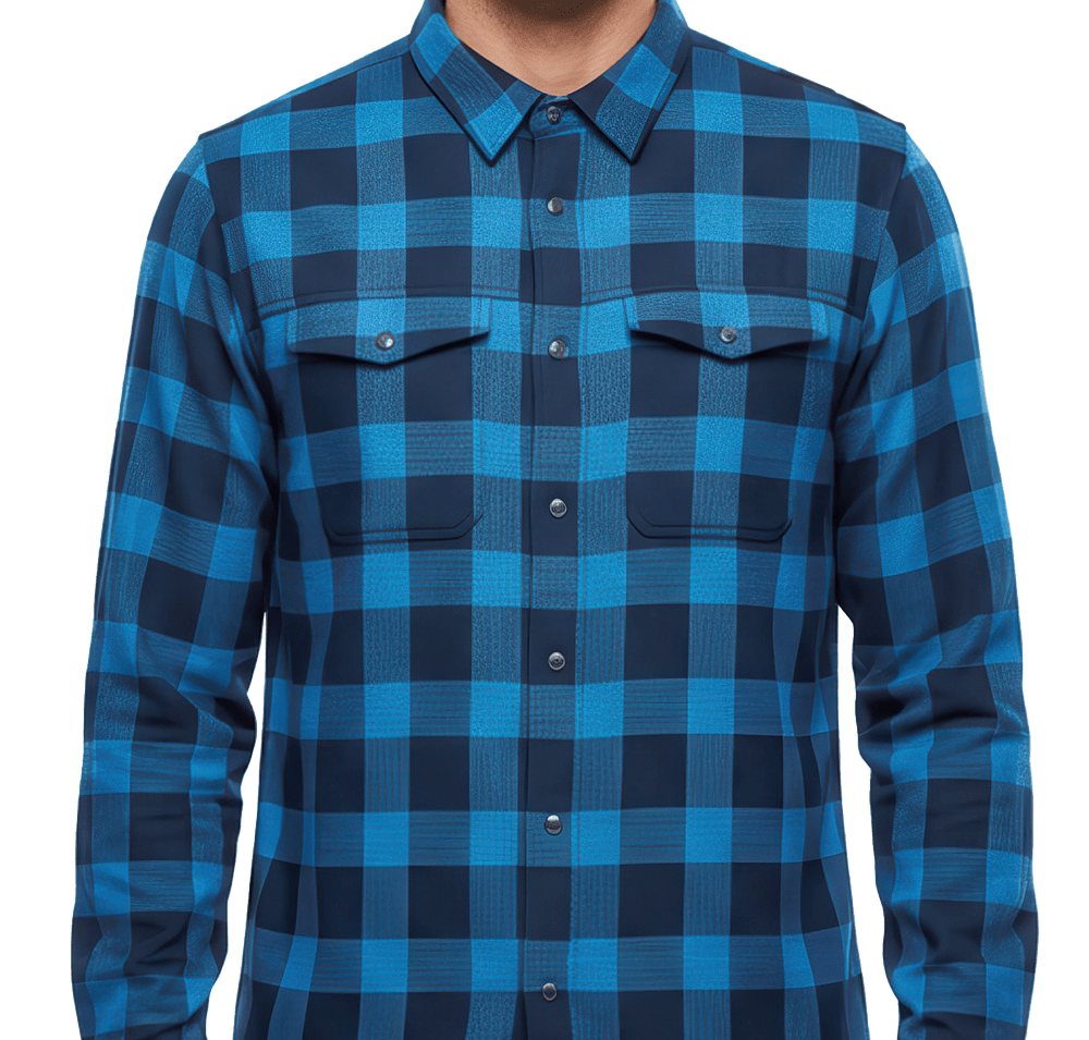 Stormtech Logan Snap Front Plaid Long Sleeve Shirt-default