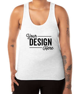 Alternative Apparel Women's Modal Tri-Blend Racerback Tank - Color: White
