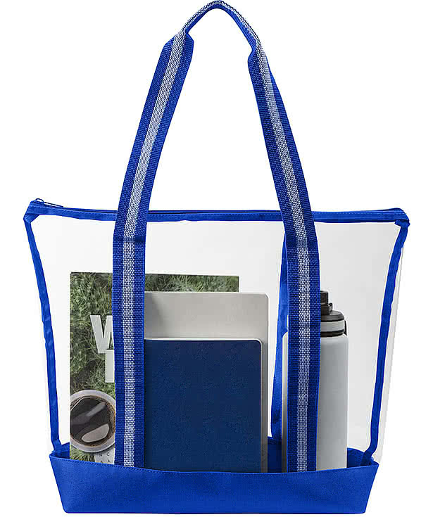 All Access Zippered Clear Tote Bag