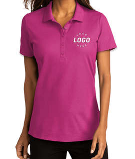 Port Authority Women's SuperPro React Polo - Embroidered - Color: Wild Berry