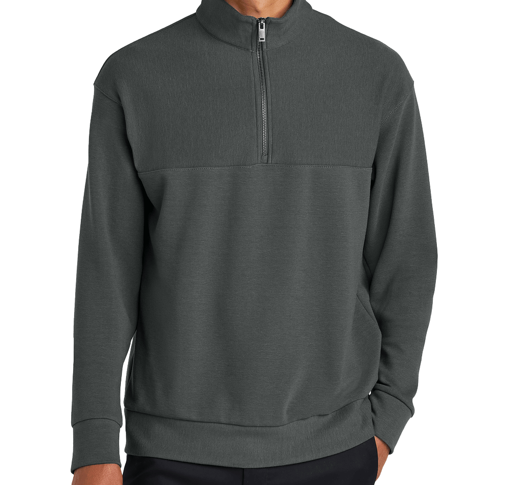 Mercer+Mettle Linear Texture Quarter Zip Sweatshirt-default