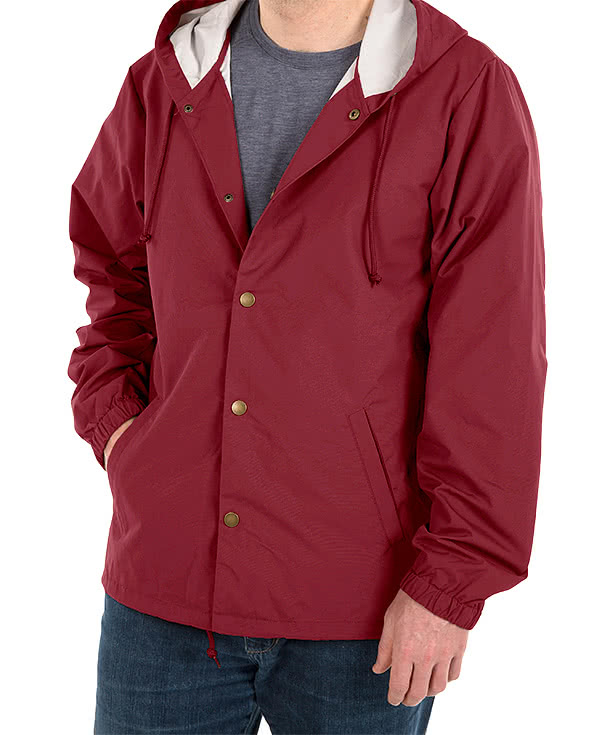 Independent Trading Hooded Coaches Jacket