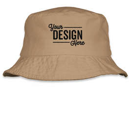 Sportsman Bio-Washed Bucket Hat - Color: Khaki