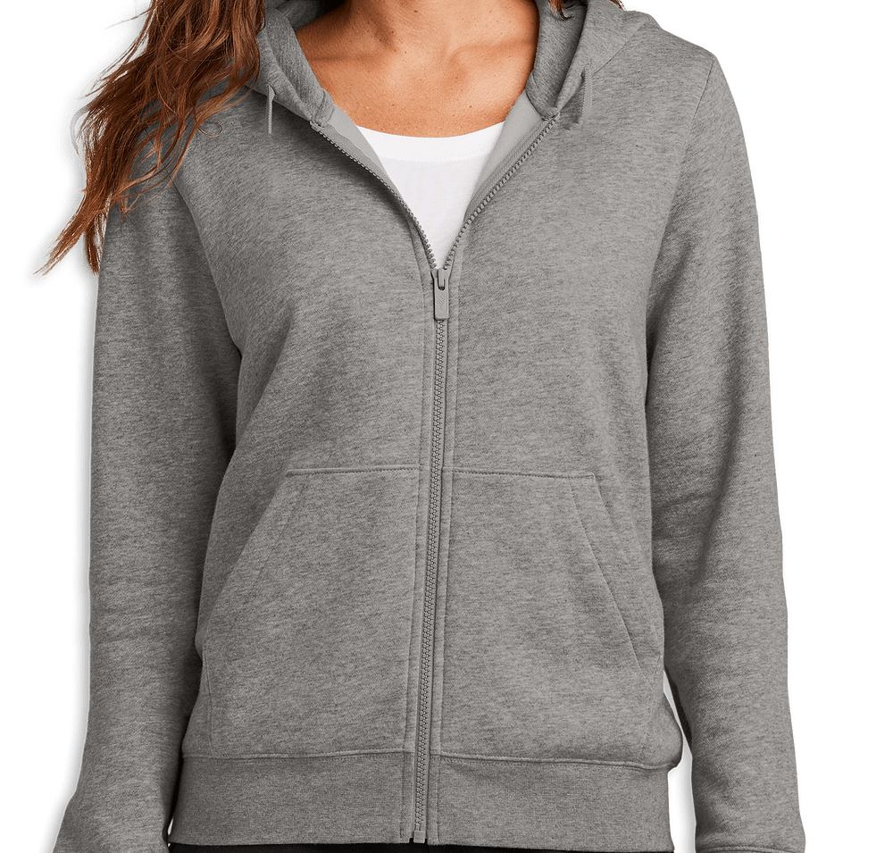 Nike Women's Club Fleece Sleeve Swoosh Zip Hoodie-default
