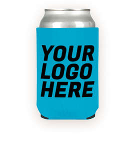 Foldable Neoprene Can Cooler - Color: Dark Tropical
