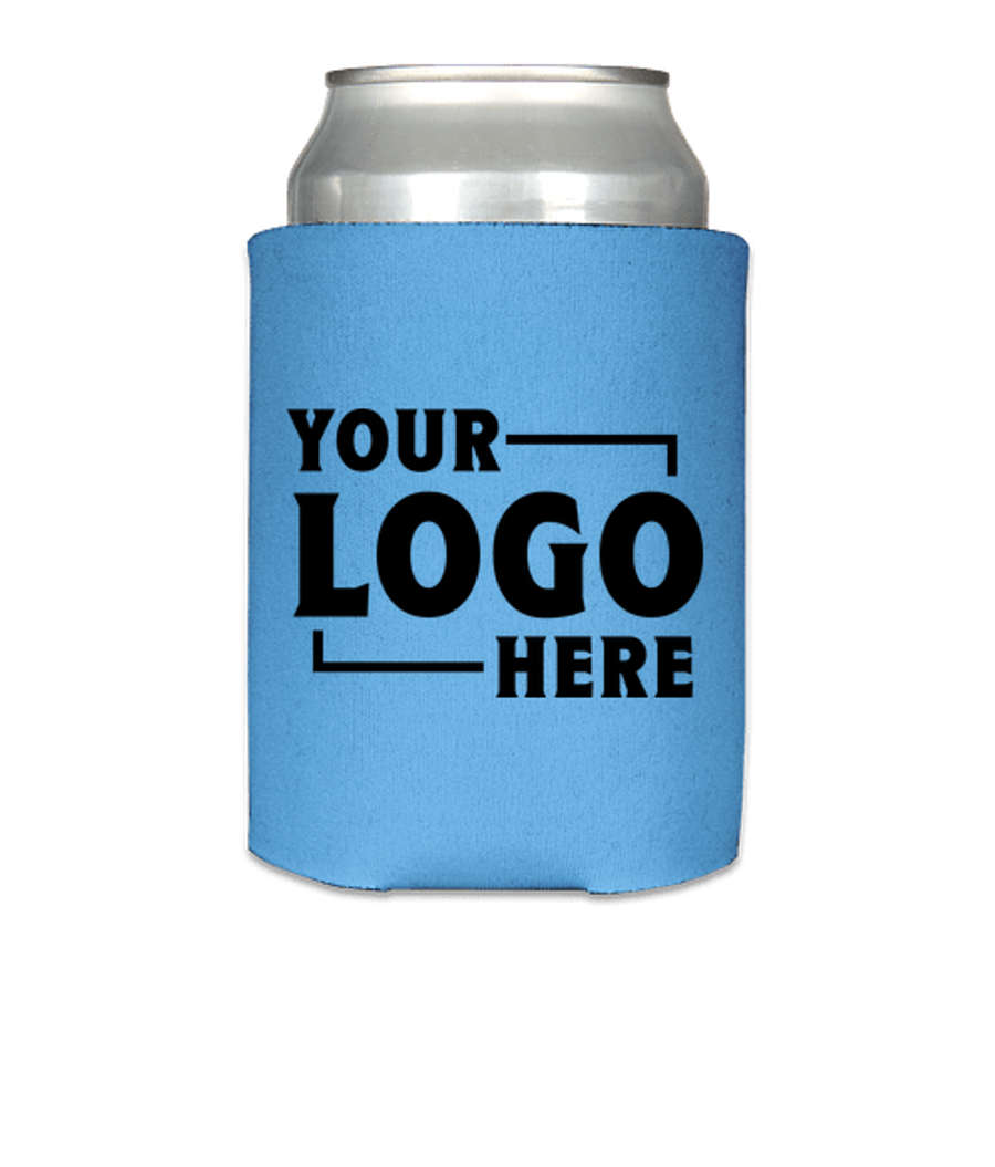 Foldable Can Cooler in Light Blue