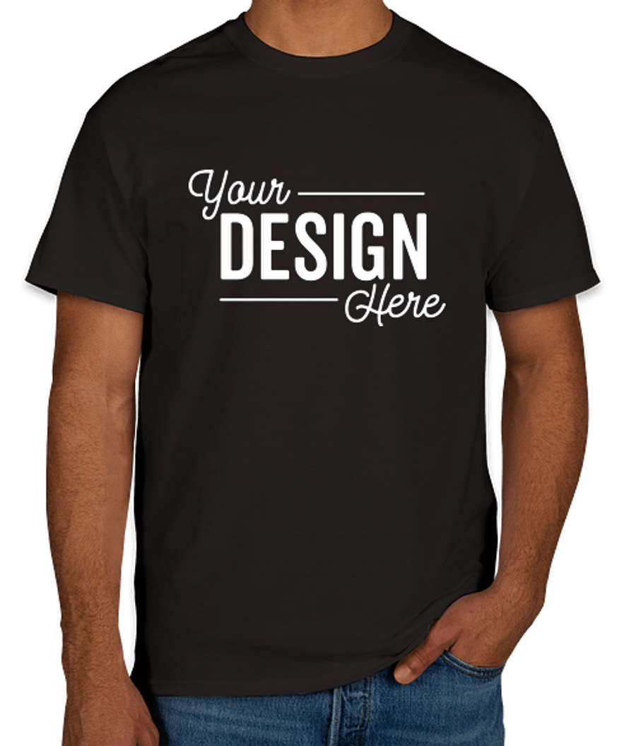 Gildan Tall 100% Cotton T-Shirt in Black