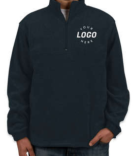 Harriton Quarter Zip Fleece Pullover