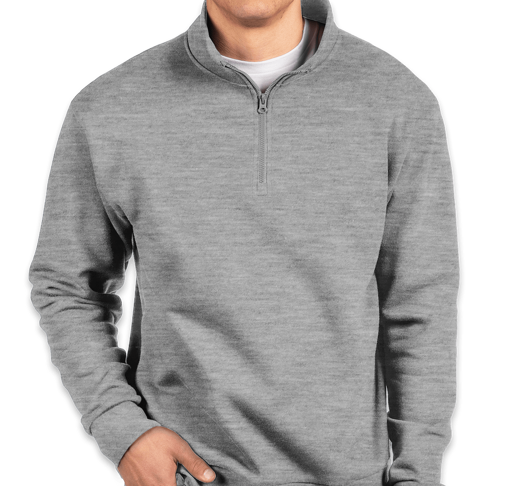 Next Level Fleece Quarter Zip Sweatshirt-default
