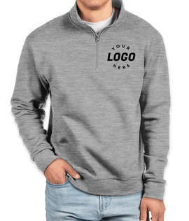 Next Level Fleece Quarter Zip Sweatshirt