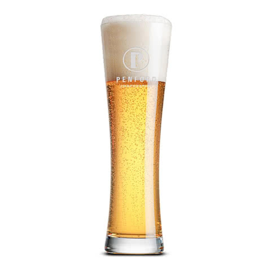 Laser Etched 16.5 oz. Mannheim Beer Glass in Clear
