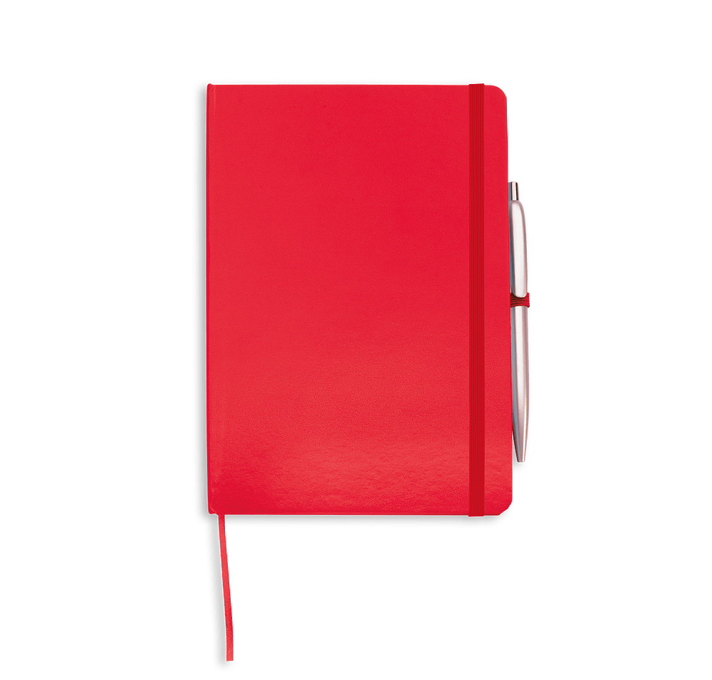 Debossed Prime Hard Cover Notebook with Soca Pen-default