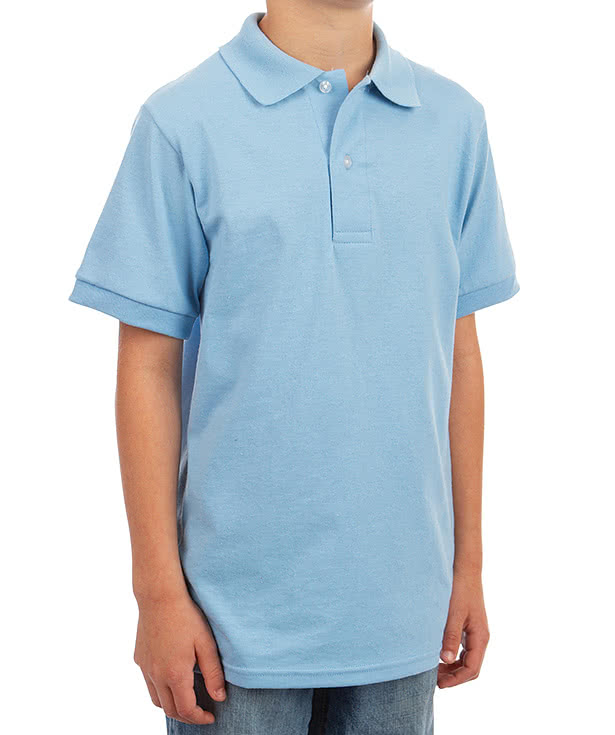 Jerzees Youth Spotshield 50/50 Jersey Polo