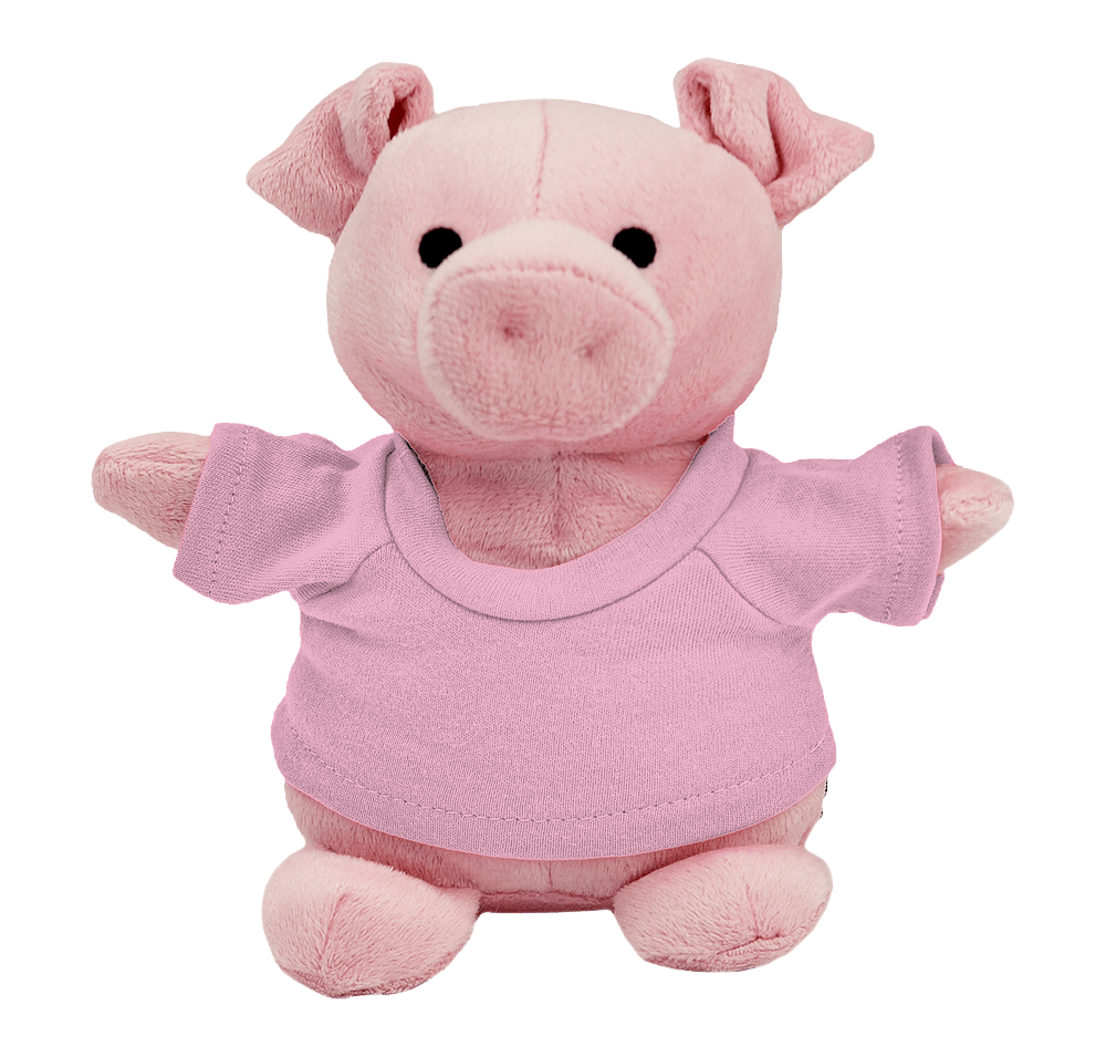 Full Color Bean Bag Buddies 6" Pig Plush Animal-default