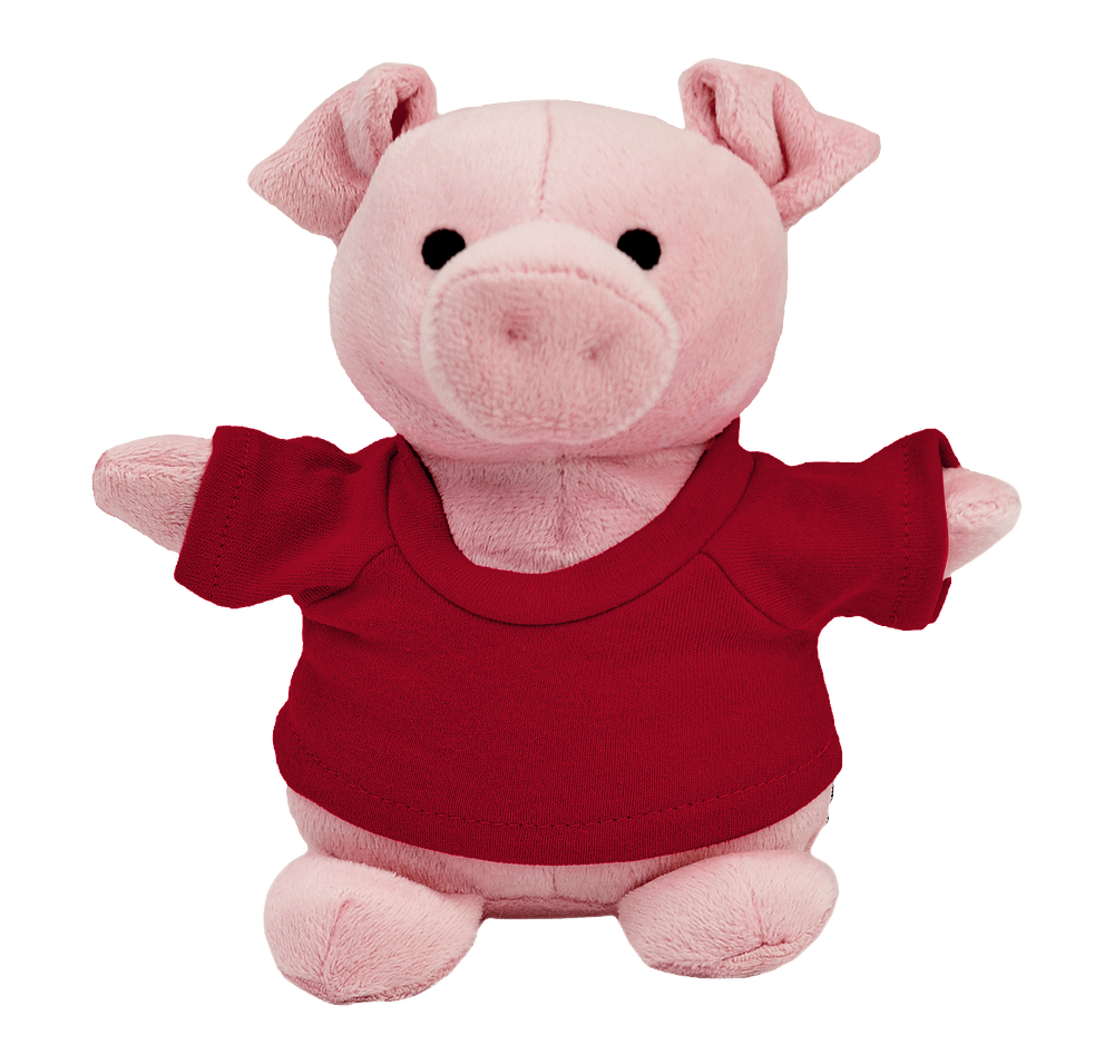 Full Color Bean Bag Buddies 6" Pig Plush Animal-default