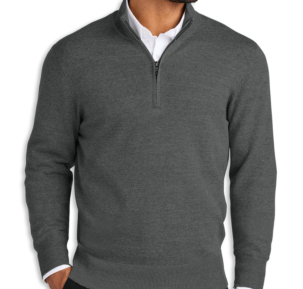 Port Authority Easy Care Quarter Zip Sweater-default