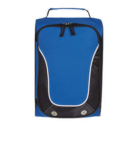 Carlton Dobby Double Zippered Shoe Bag - Color: Blue