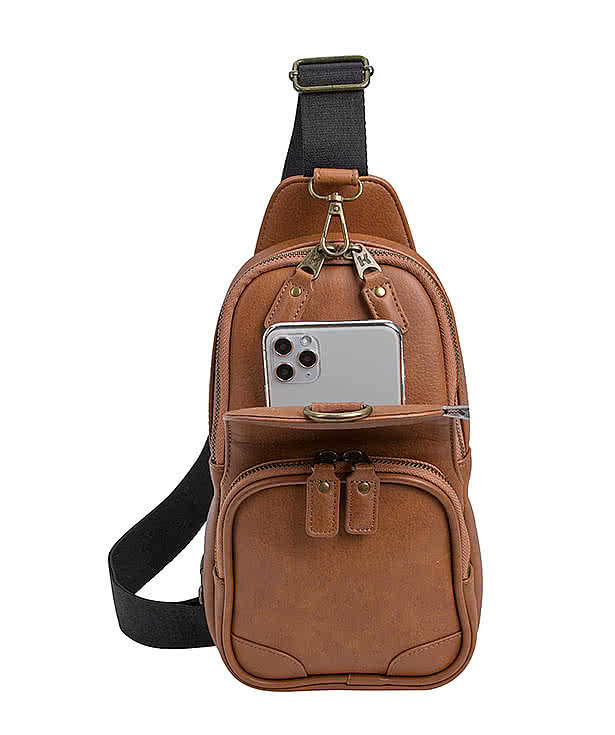 Debossed Kapston Natisino Recycled Sling Bag