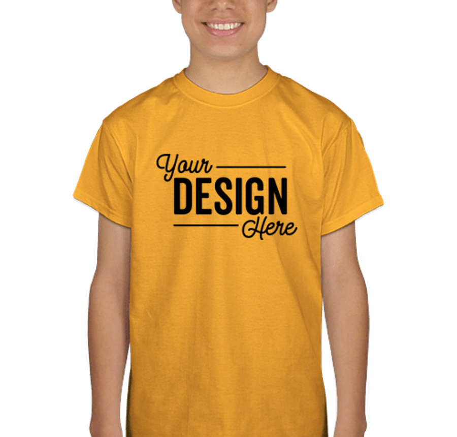 Port & Company Youth Essential T-shirt in Gold