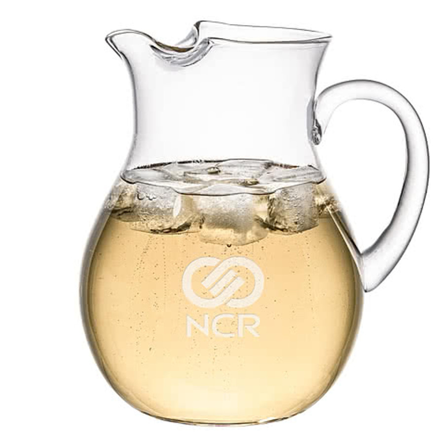 Laser Etched 60 oz. Montclair Pitcher in Clear
