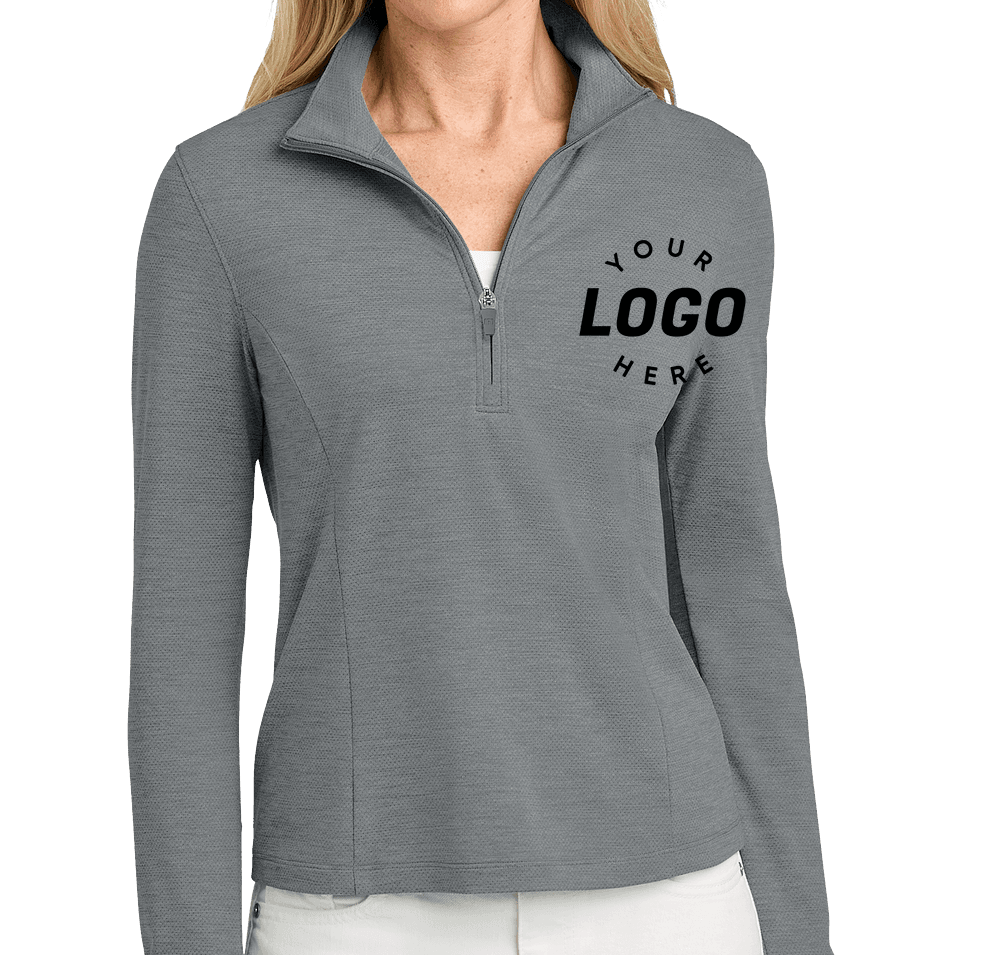 Custom TravisMathew Women's Onward Stretch Half Zip Pullover