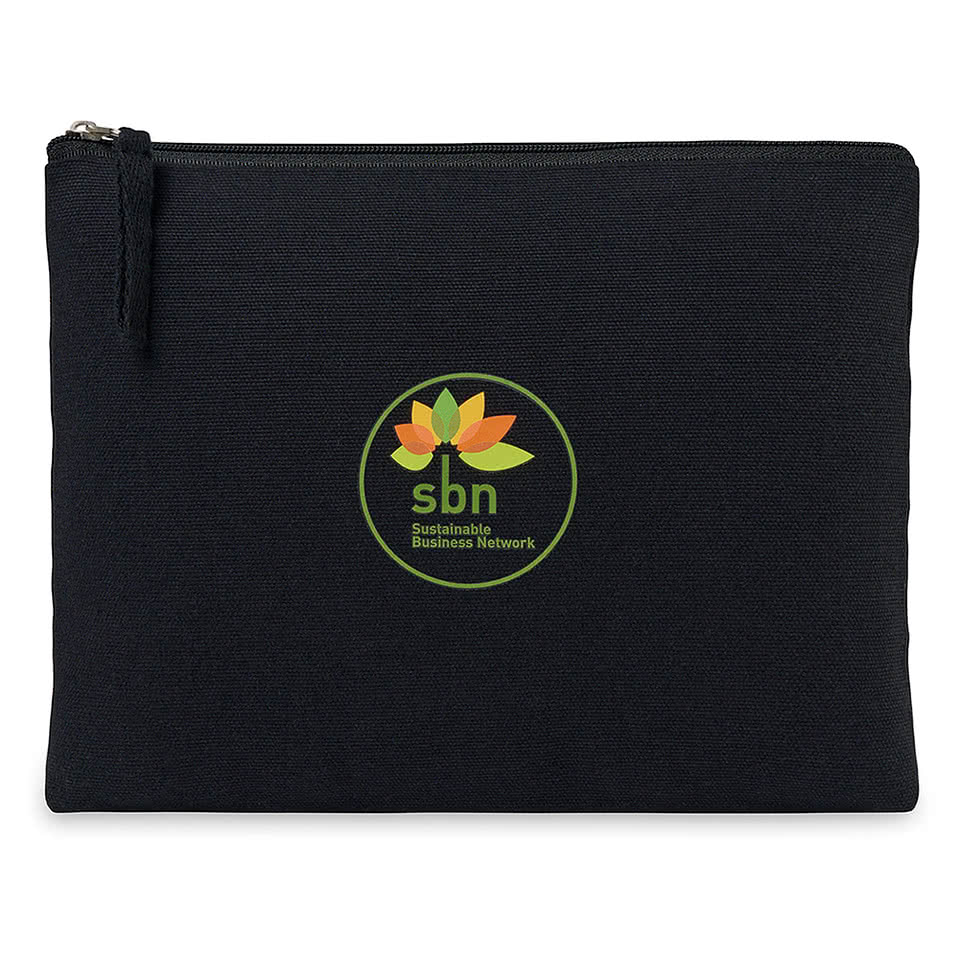 AWARE Recycled Cotton Zippered Pouch